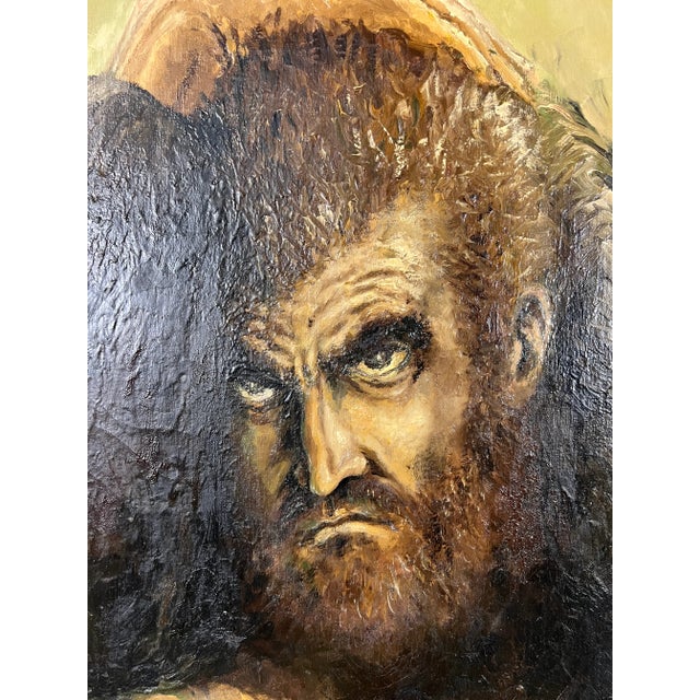 Mid 20th Century Frustrated Artist Oil on Canvas For Sale - Image 5 of 12