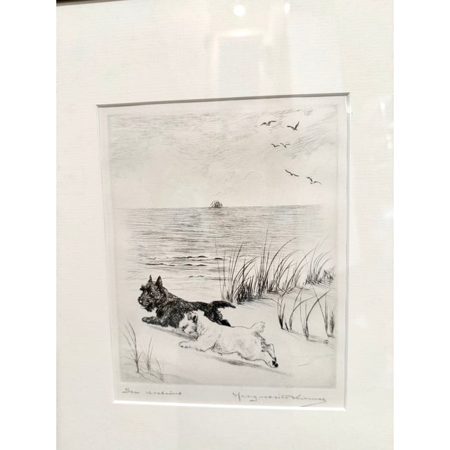 Marguerite Kirmse (1885-1954) is a renowned artist celebrated for her exquisite dog etchings. This rare etching is an...