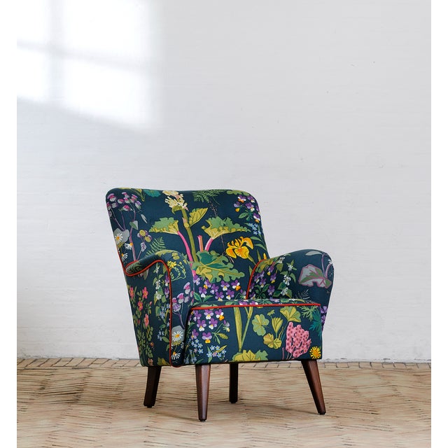 1950s Armchair in Upholstery by Gocken Jobs, 1950s For Sale - Image 5 of 5