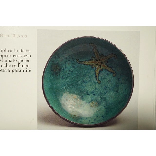 Turquoise Ceramic Bowl Vase by Pietro Melandri for Exfornace Calzi, Italy, 1920s For Sale - Image 18 of 18