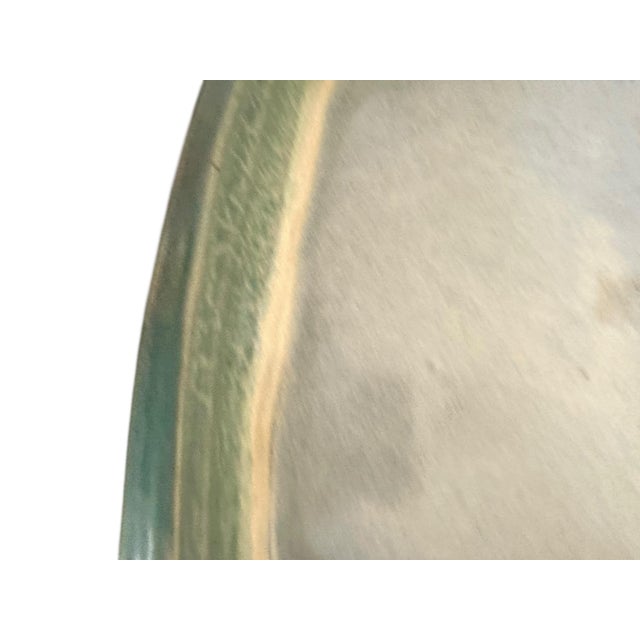 Ceramic 1970s Handmade Pottery Sculpture—a Square Bowl Design With Handles, Signed by Artist For Sale - Image 7 of 9