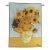 Van Gogh Sunflowers Loom Woven Tapestry - 65 X 50 Cm (2'2" X 1'8") - Requires Rod Size 1 For Sale
