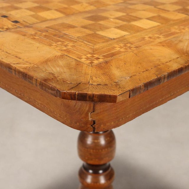 Walnut and Mahogany Coffee Table For Sale - Image 6 of 10