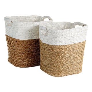 Madura Rectangular Baskets, Set Of 2 For Sale