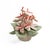 1980s Vintage Handmade Fabric Flower Bouquet Arrangement For Sale - Image 5 of 13