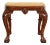 Baker Furniture Historic Charleston Chippendale Carved Mahogany Stool or Ottoman For Sale