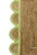 Handwoven Natural Jute Bath Rug With Light Green Scalloped Border For Sale - Image 6 of 11