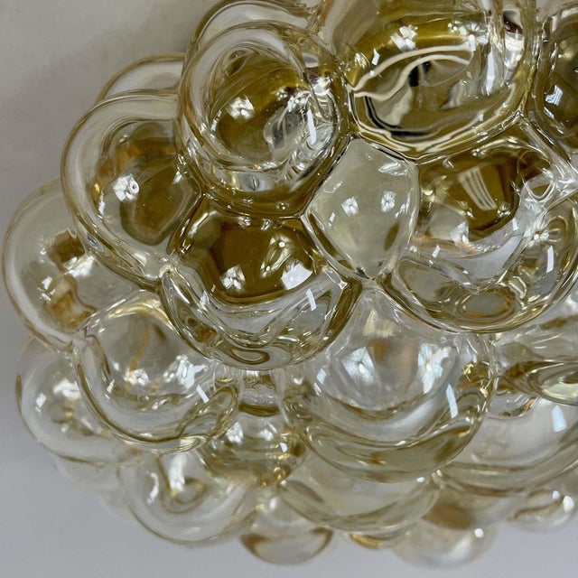 Mid-Century Modern Tinted Bubble Glass Flush Mount from Limburg, 1960s For Sale - Image 6 of 16