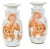 Pair Large Chinese Iron-Red Foo Dog Vases, 20th Century For Sale