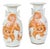 Pair Large Chinese Iron-Red Foo Dog Vases, Early 20th C. Qing For Sale