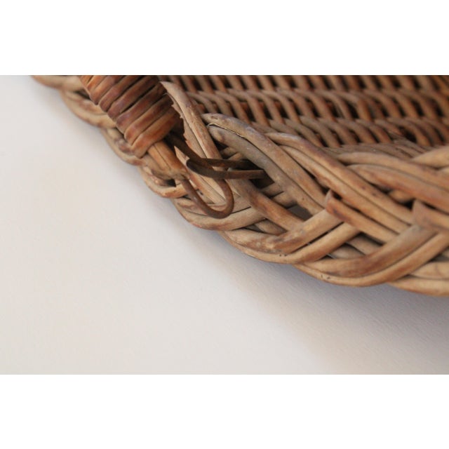 Early 19th Century 19th C. Antique French Gathering Harvest Basket/LRG For Sale - Image 5 of 5