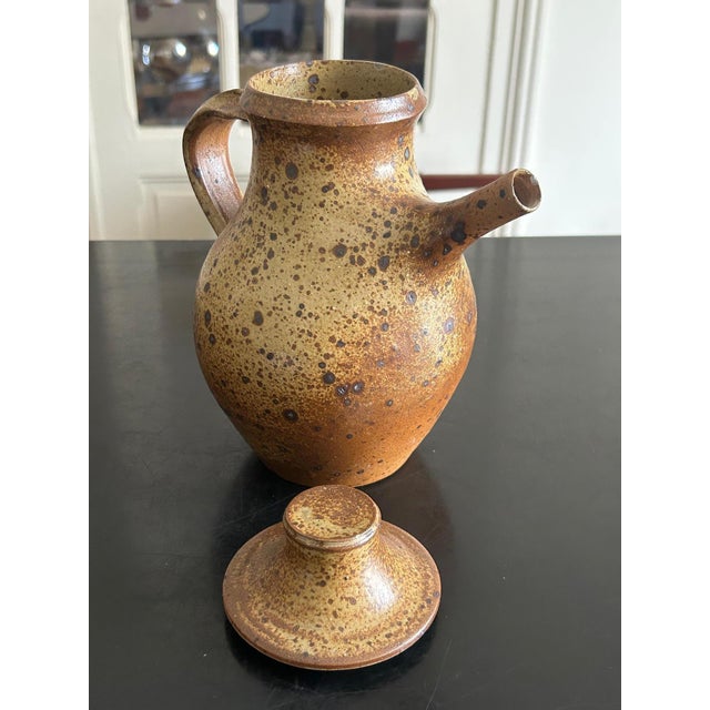 Stoneware Service by Atelier Charles Gaudry, 1970s, Set of 6 For Sale - Image 13 of 16