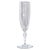 Early 20th Century Vintage Set 10 Baccarat Crystal Champagne Flutes For Sale - Image 5 of 9
