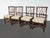 French Country Chairs Chinese Chippendale - Set Four French Country Bamboo Dining Room Chairs For Sale - Image 3 of 16