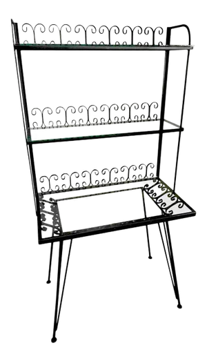 Mid 20th Century Ribbon ?âtagére/ Server by Maurizio Tempestini