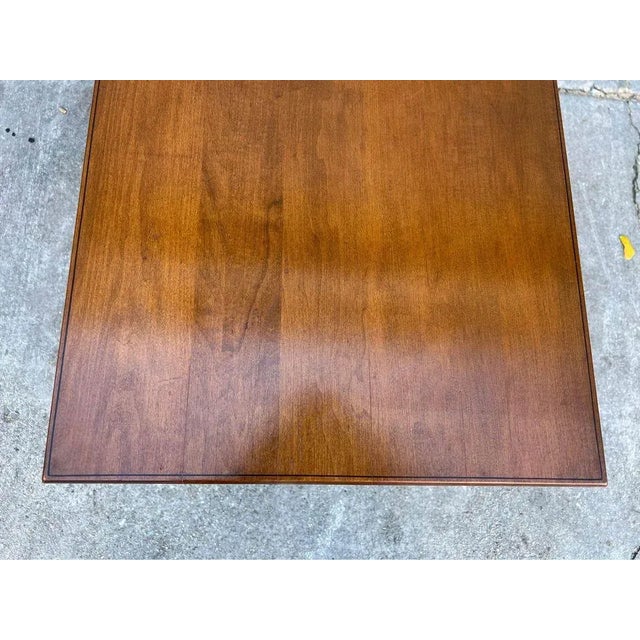 Late 20th Century L.Hitchcock 2 Tier Side Table For Sale - Image 12 of 12