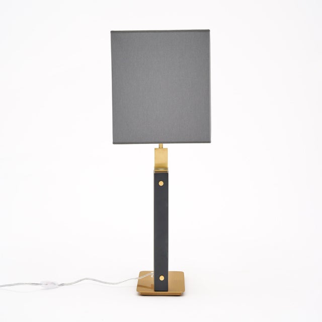 Gray Murano Glass Gray “Tormalina” Slab Lamps For Sale - Image 8 of 8