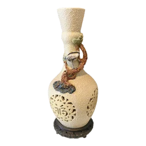 Vintage Cut Out Vase Style Lamp