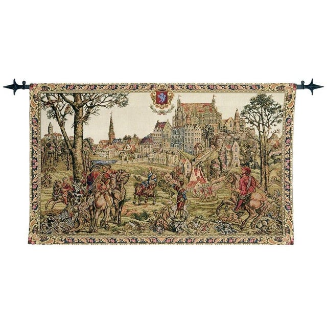 This 16th Century masterpiece is one of the series of tapestries known as The Hunts of the Emperor Maximilian which is...
