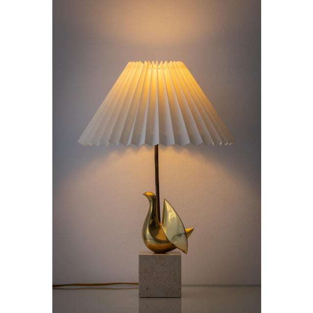 Philippe Jean Sculptural Brass Bird Table Lamps, Signed Limited Editions, 1980, Set of 2 For Sale - Image 18 of 18