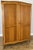 Vintage French Louis Oak 2-Door Bedroom Armoire For Sale - Image 3 of 11