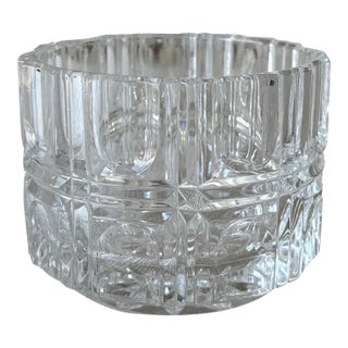 Vintage German Crystal Sugar Bowl For Sale