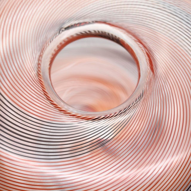 Limited Edition Filigrana Glass Vase by Mario Colelli and Hertha Bengtson for Rosenthal, Late 20th Century For Sale - Image 6 of 11
