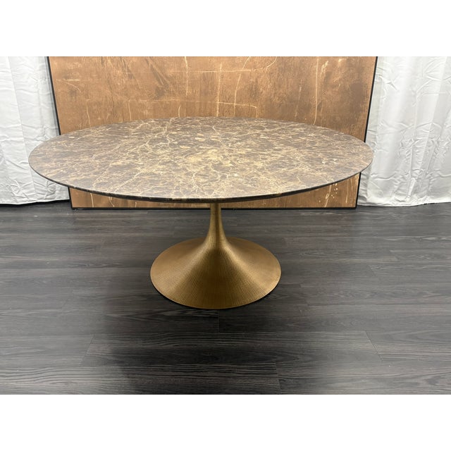 Rh Aero Stone Round Dining Table – 60" For Sale - Image 15 of 18