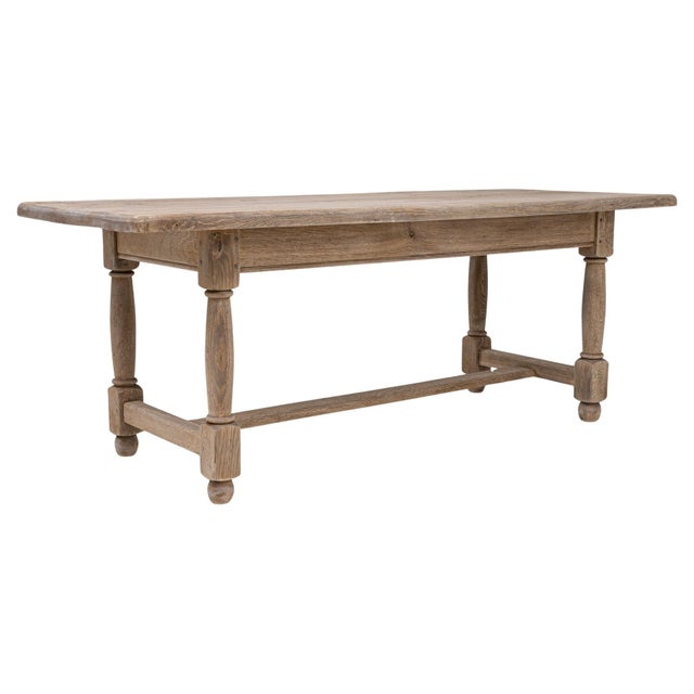 20th Century French Oak Dining Table For Sale - Image 15 of 18