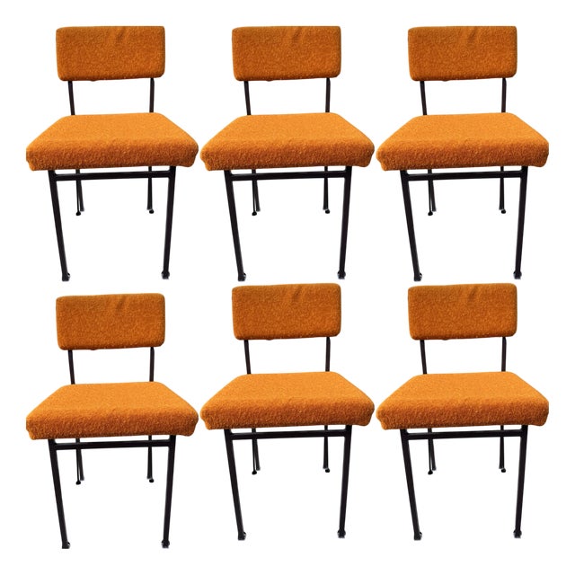 Minimalist Chairs, Germany, 1960s, Set of 6 For Sale