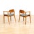 Brown 1950s Set of Six Mid Century Dining Chairs by Antonin Suman for Ligna For Sale - Image 8 of 10