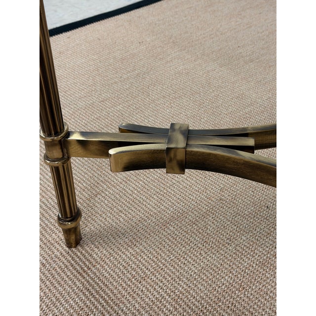 1980s Maitland Smith Venice Solid Brass Coffee Table For Sale - Image 5 of 7