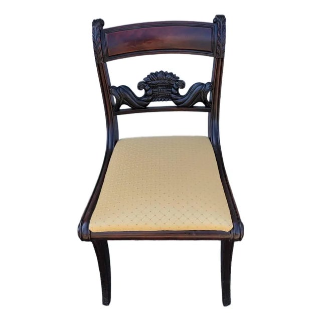 19th Century Mahogany, Attributed to Duncan Phyfe Desk Chair For Sale