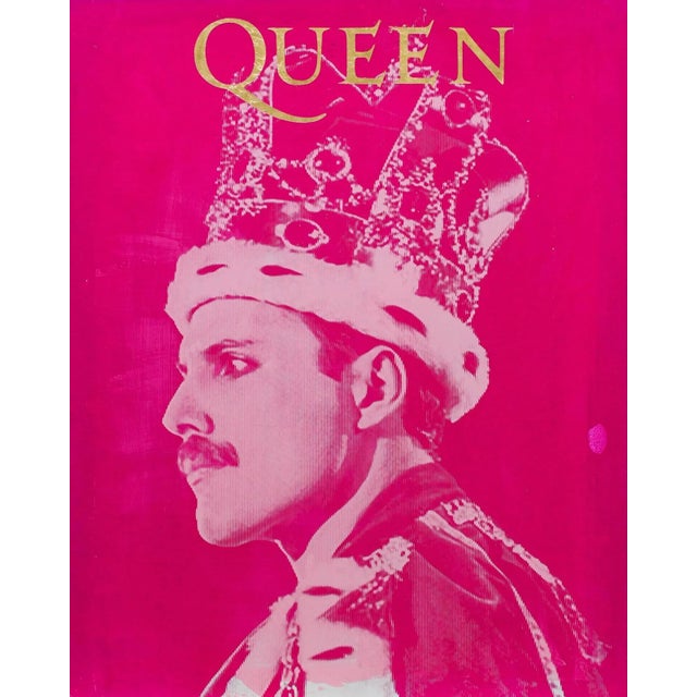Figurative Freddie Mercury Painting by Dane Shue For Sale - Image 3 of 3