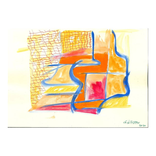 Giorgio Lo Fermo, Mixed Colors Composition, Mixed Media, 2020 For Sale