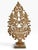 A Pair of Metal Repoussé Urn Form Garnitures on Stands For Sale - Image 4 of 5