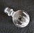 Gold Sterling Silver Mounted Crystal Decanter by Carrs of Sheffield, 2005 For Sale - Image 8 of 18