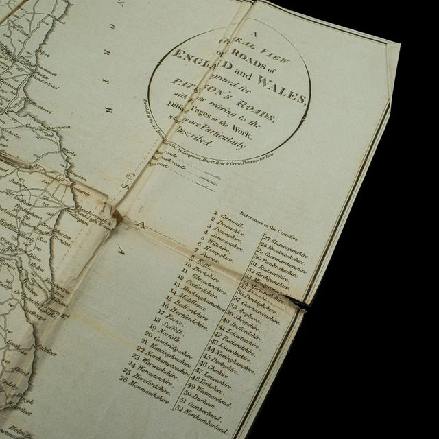 1810s Georgian Antique Paterson's Guide to Britain, English, Maps, Georgian, Published 1811 For Sale - Image 6 of 12