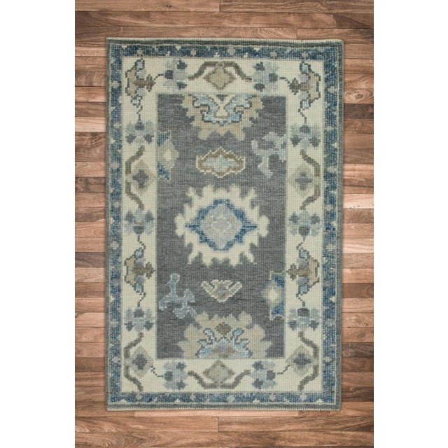 Oriental 21st Century Hand Knotted Limed and Clay Ash Turkish Oushak Rug 2' X 3'3" Model #8105 Explore a curated...
