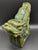 Green Antique Chinese Chiwen (Dragon) Sancai-Glazed Roof Tile: Qing Dynasty For Sale - Image 8 of 11