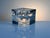 Glass Brutalist Glass Block Cube Vase with Optical Interior, Germany, 1970s For Sale - Image 7 of 7