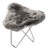 Iceland Flying Goose Footstool by Cuero Design For Sale