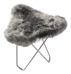 Iceland Flying Goose Footstool by Cuero Design