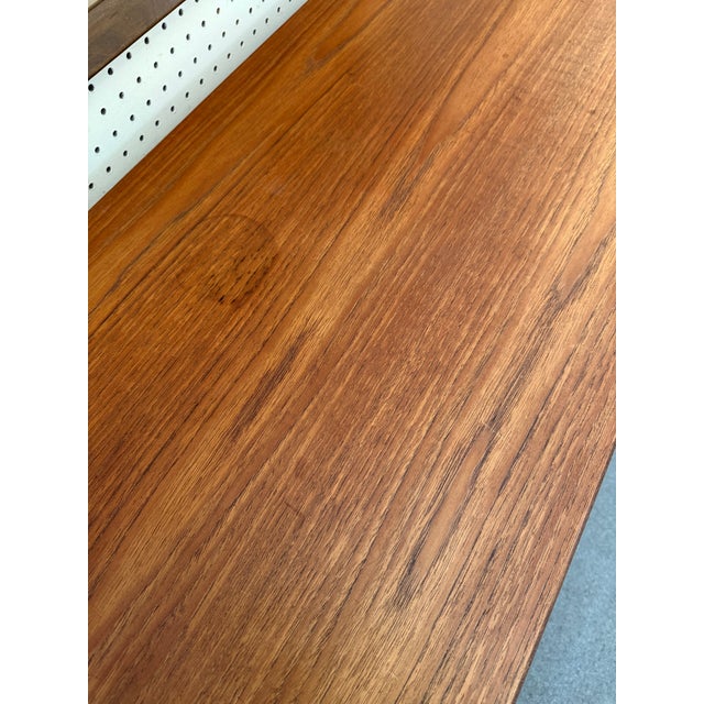 Danish Teak Sliding Door Credenza C1960s Attributed to Fredrik Kayser For Sale - Image 16 of 18