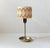 Vintage Hippie Table Lamp with Ashtray, Brass Base, & Wool Shade, 1970s For Sale - Image 4 of 10