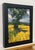 Textile Impasto Oil Painting of Oak Tree in Yellow Corn Field in the English Countryside For Sale - Image 7 of 12
