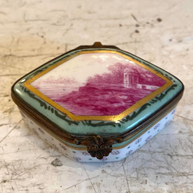 a beautiful 19th century French Sevres porcelain box, showcasing the elegance and artistry for which Sevres is renowned....