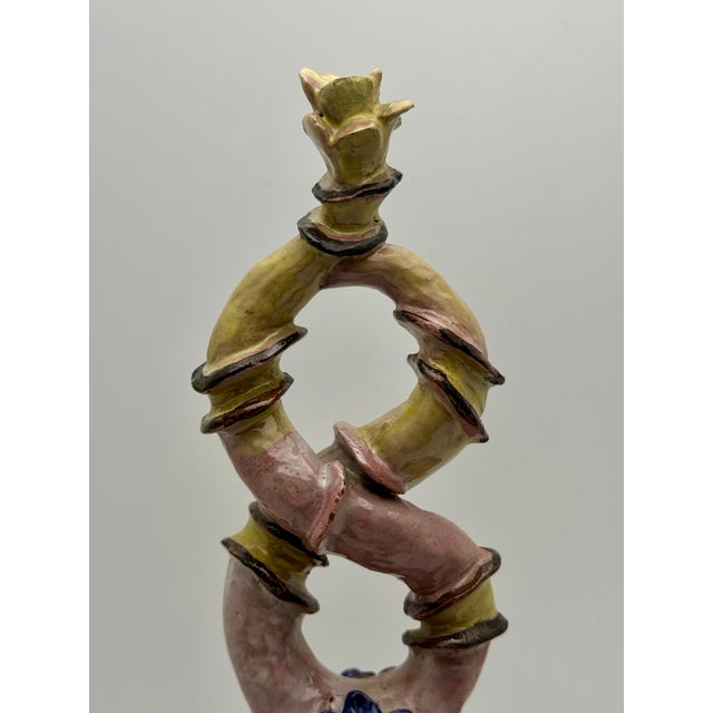 Viennese Art Deco Ceramic Model 714/1 Mask Vessel by Vally Wieselthier for Wiener Werkstätte, 1919–1922 For Sale - Image 11 of 14