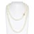 1990s Diamond Akoya Pearl Necklace 14k Gold 8.5 Mm 36 in Certified For Sale - Image 4 of 14