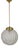 Mid-Century Modern Pendant Light in Murano Glass and Brass by Angelo Brotto for Esperia, 1970s For Sale